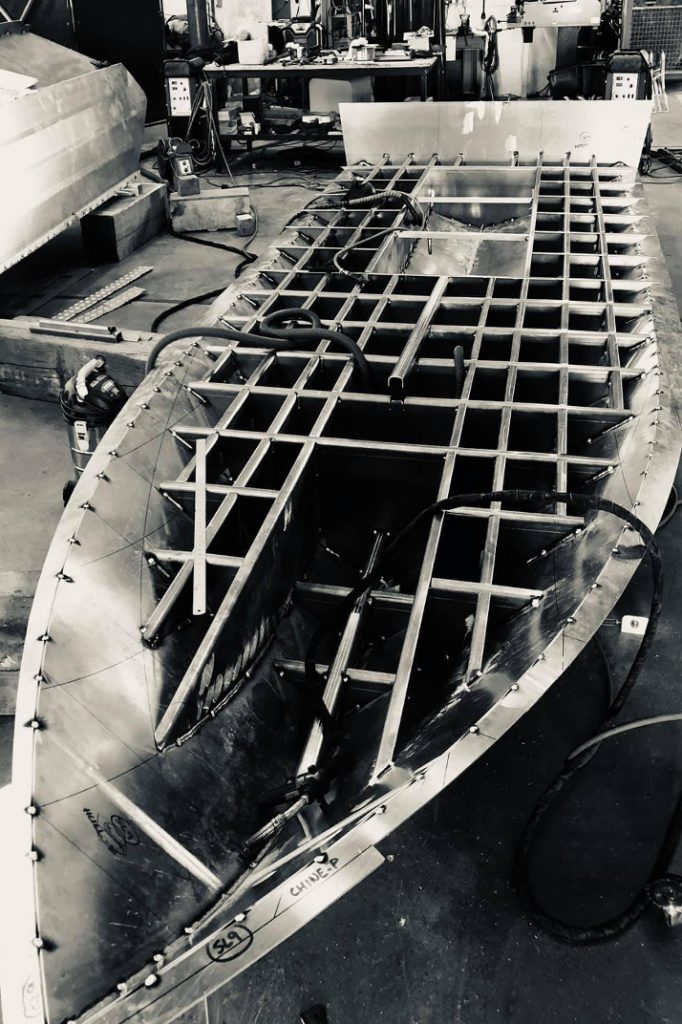 Hand made plate boats